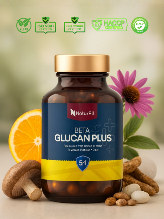 Beta Glucan Plus – Bağışıklık Destek Formülü | 30 Bitkisel Kapsül