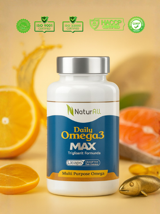 Daily Omega 3 Max – TG Formunda Omega-3| 90 Licaps® Kapsül